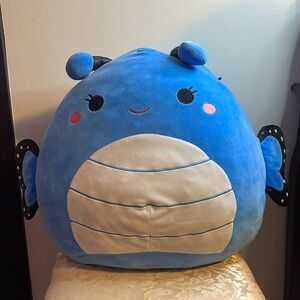 Squishmallows 7.5" - Waverly the Blue Butterfly with Dark Blue Wings